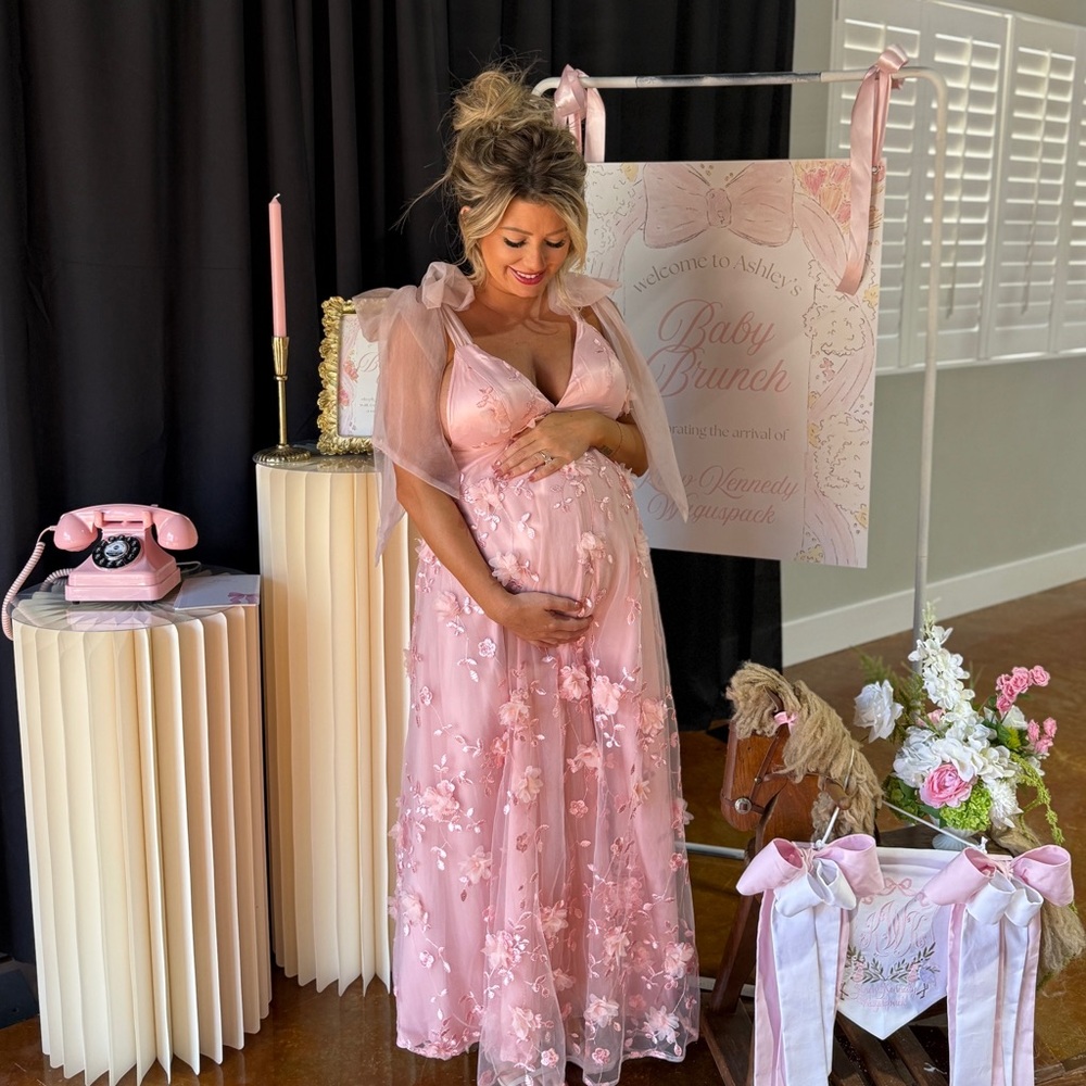 Hello Molly Blush Floral Maxi Dress - Picture 3 of 4